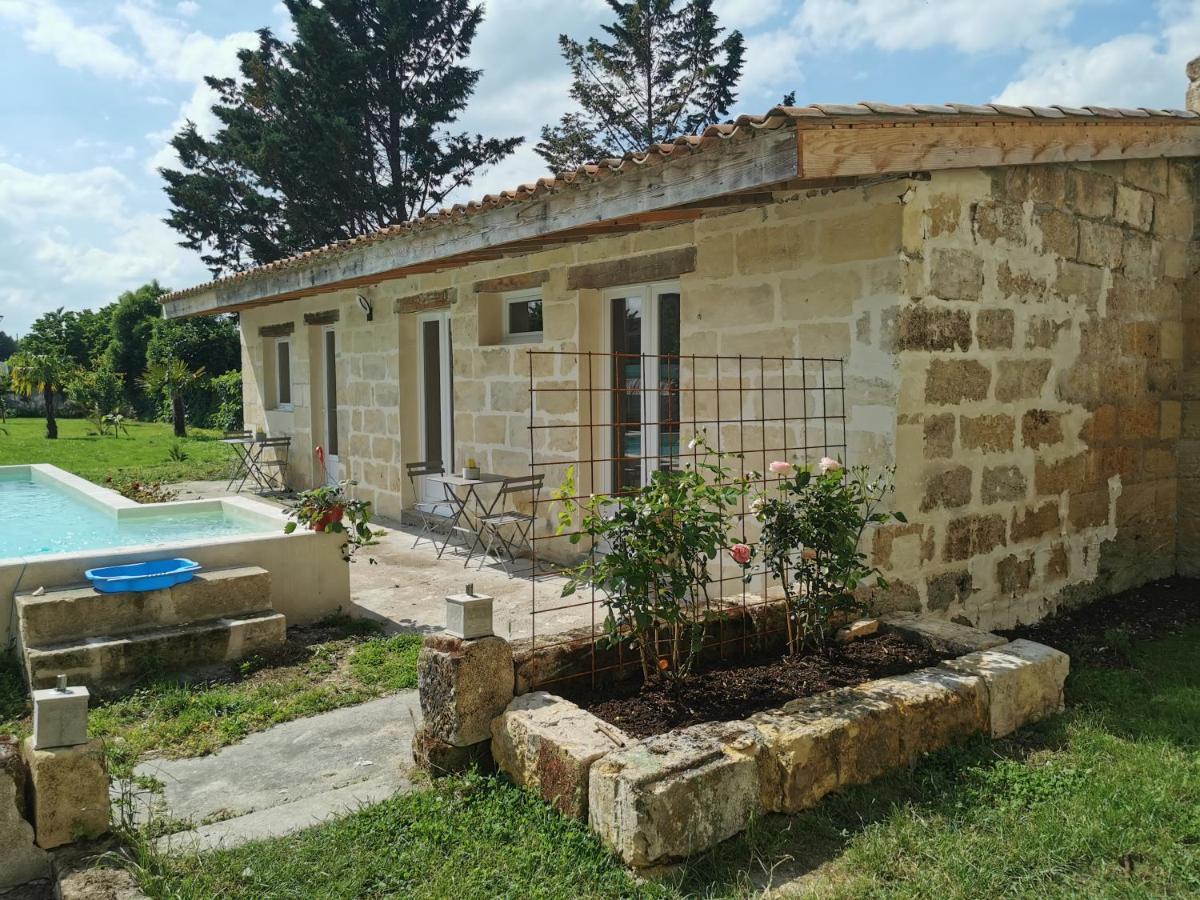 Jolie villa avec piscine dans le St emilionnais Sainte-Terre Extérieur photo