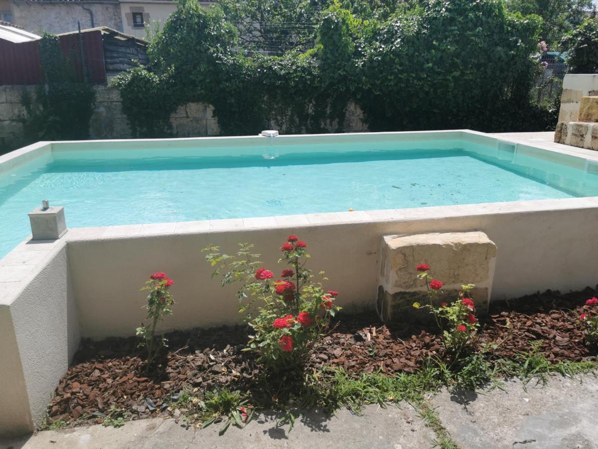 Jolie villa avec piscine dans le St emilionnais Sainte-Terre Extérieur photo